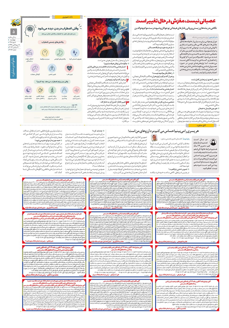 روزنامه تاریخ ۸ مهر ۱۴۰۵